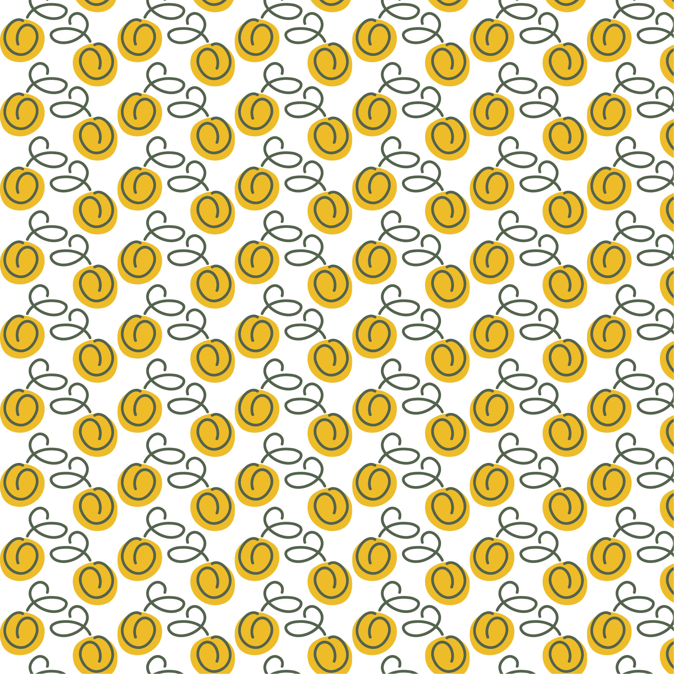 Motif Mirabelle en couleurs