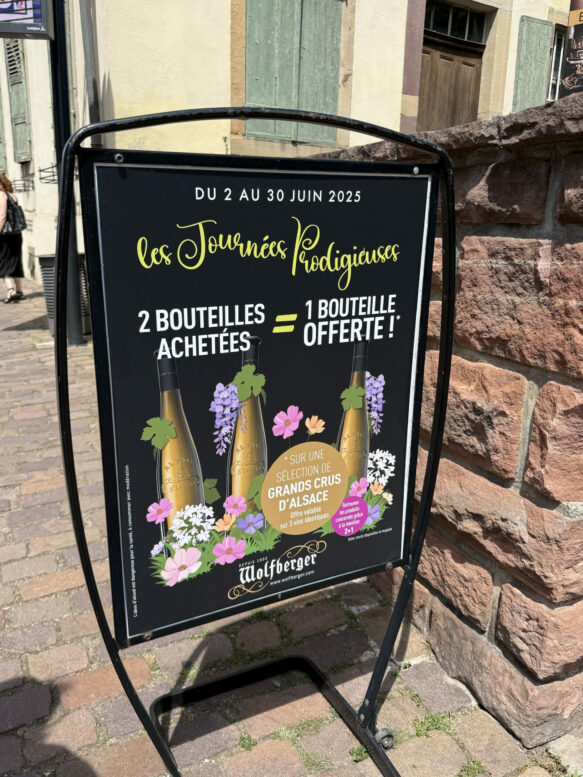 Affiche PLV Stop Trottoir Wolfberger