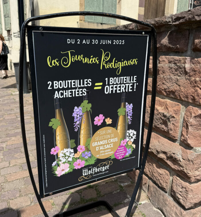 Affiche PLV Stop Trottoir Wolfberger